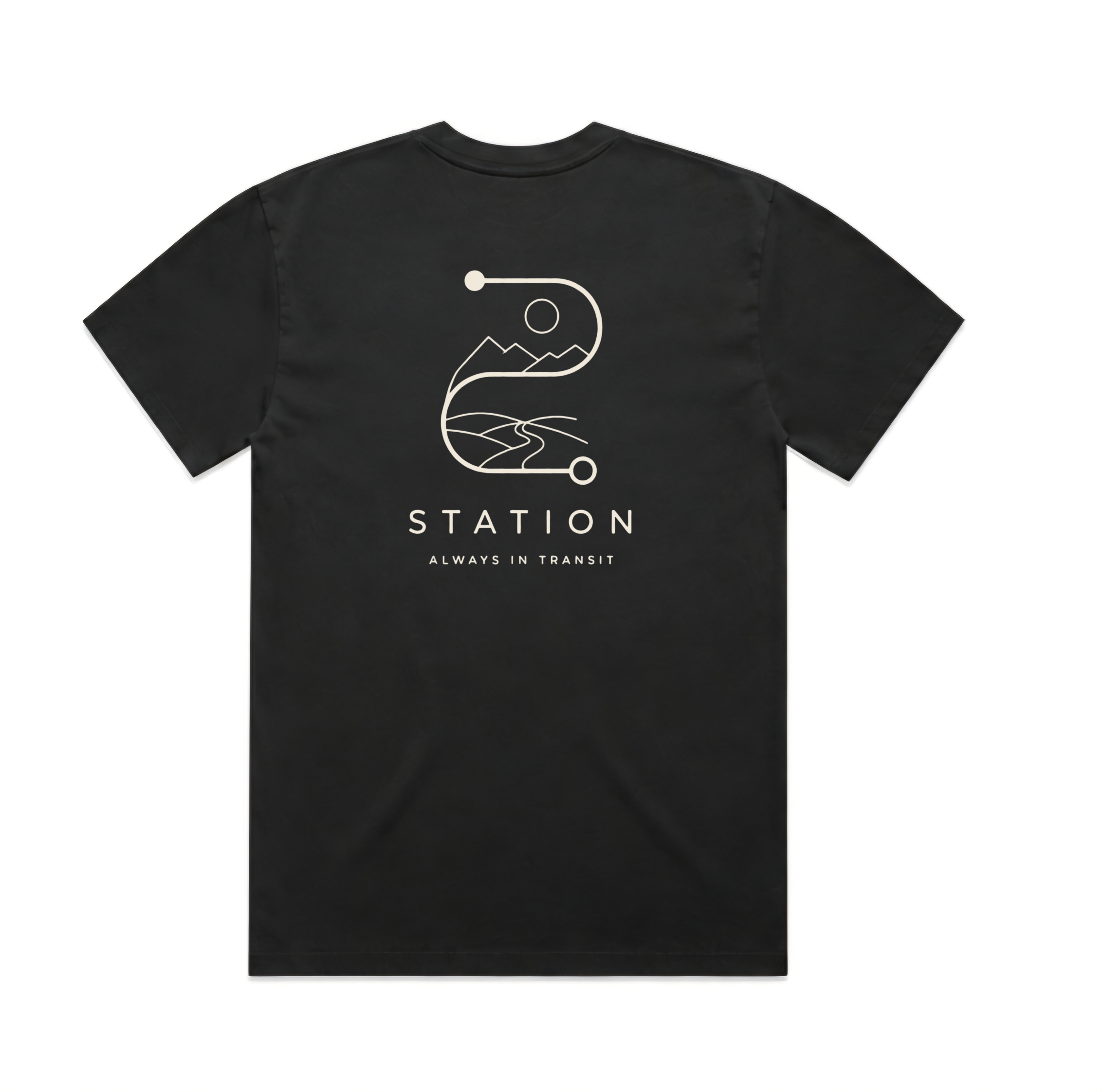 (Pre-order dispatch 20th August) STATION Faded Tee - Black