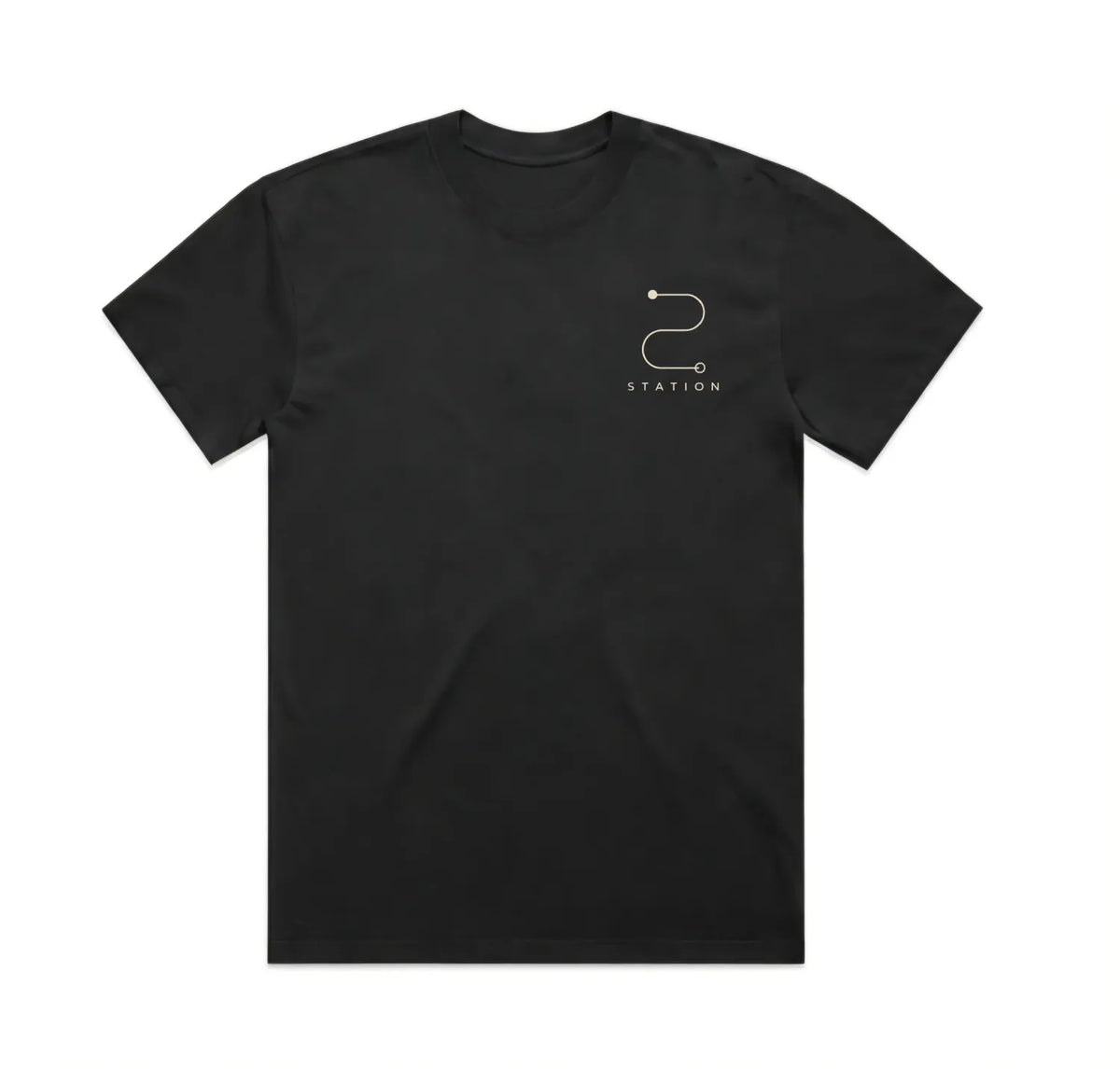 STATION Faded Tee - Black