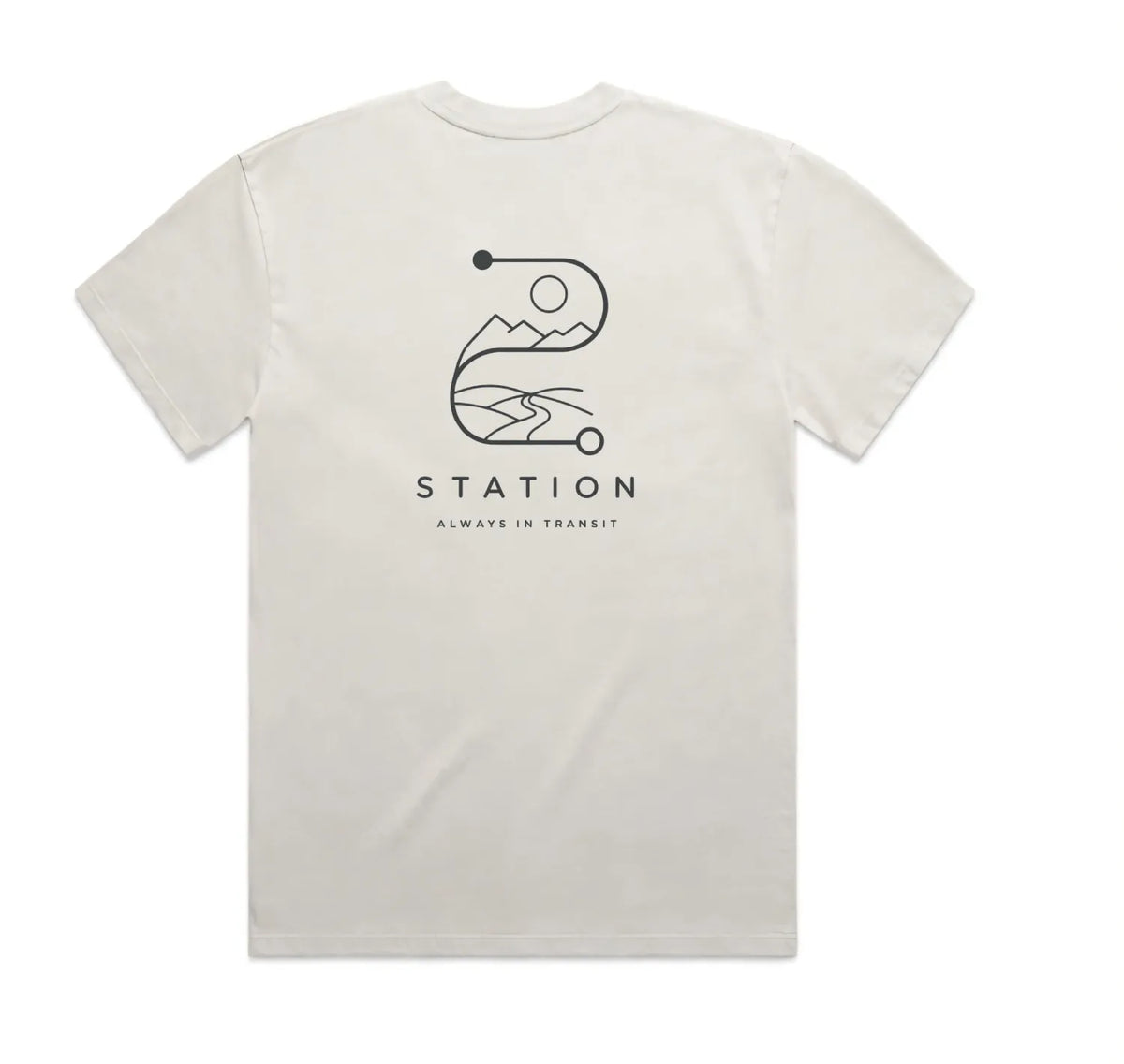 STATION Faded Tee - Bone
