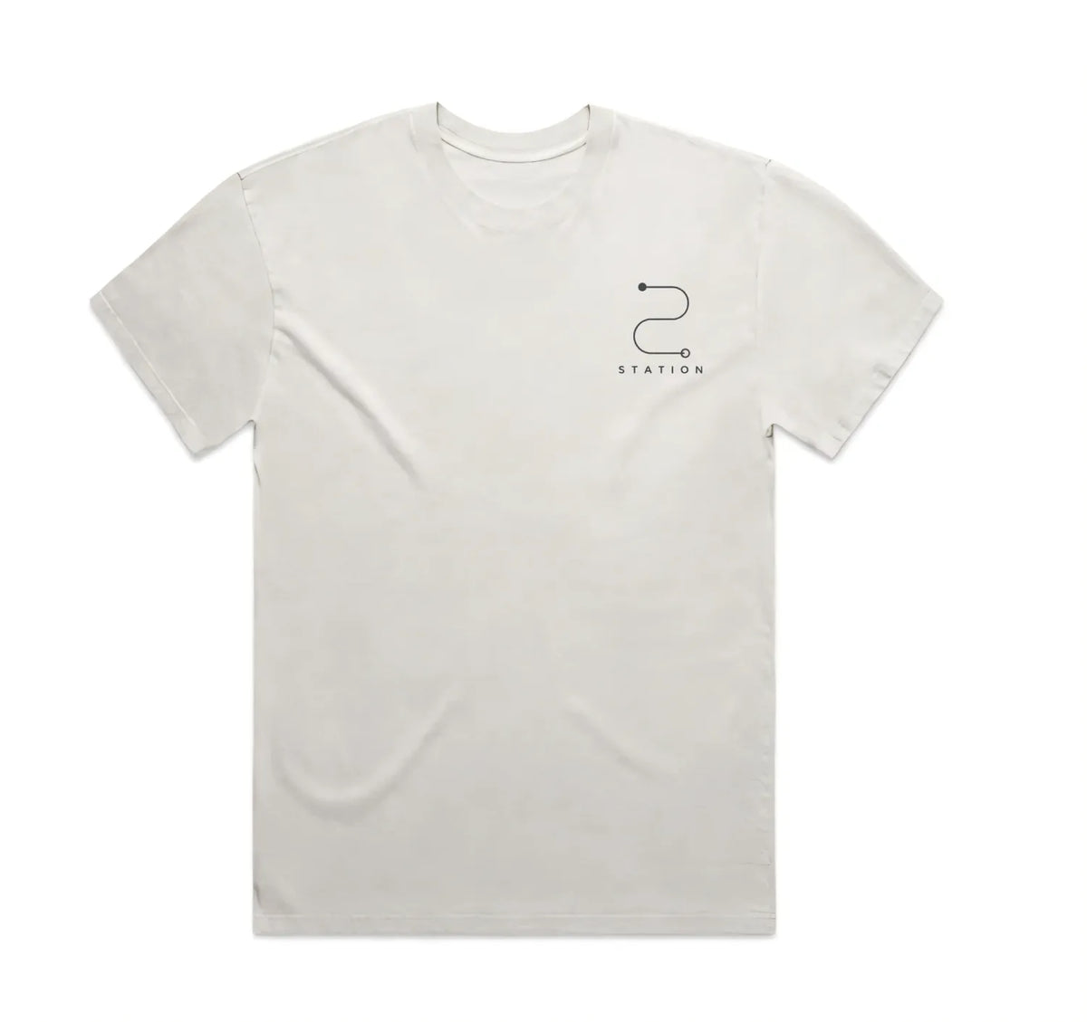 STATION Faded Tee - Bone