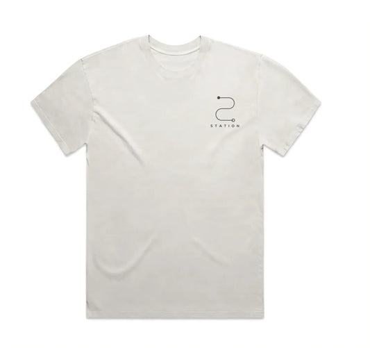 STATION Faded Tee - Bone