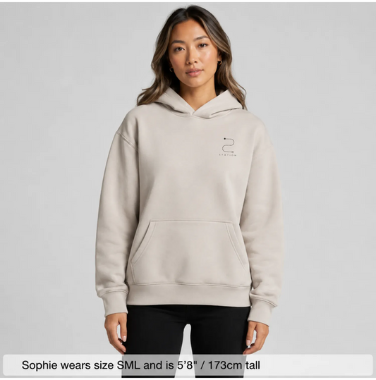STATION Women's Relax Hood - Bone
