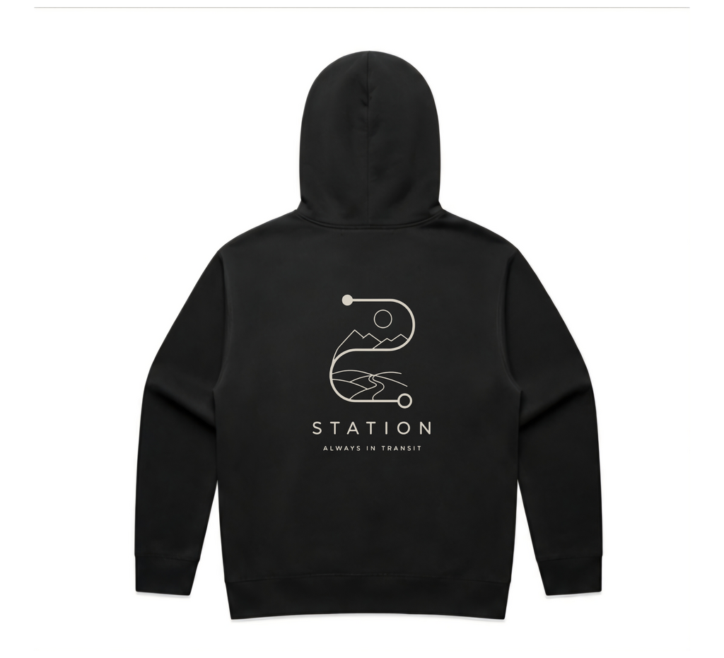 (Pre-order dispatch 20th August) STATION Women's Relax Hood - Black
