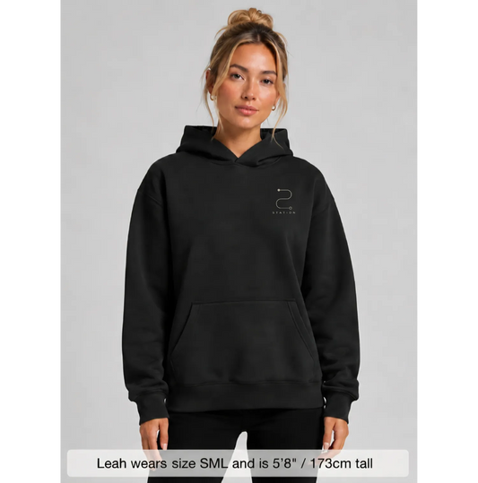 STATION Women's Relax Hood - Black