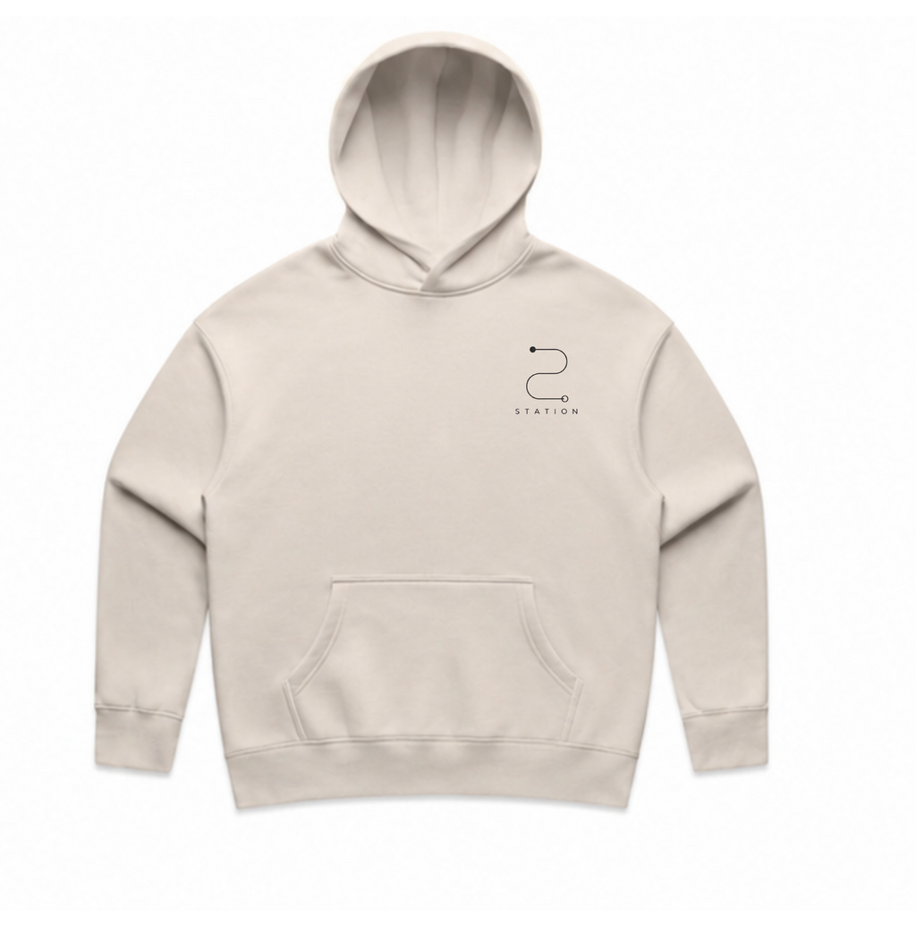 (Pre-order dispatch 20th August) STATION Women's Relax Hood - Bone