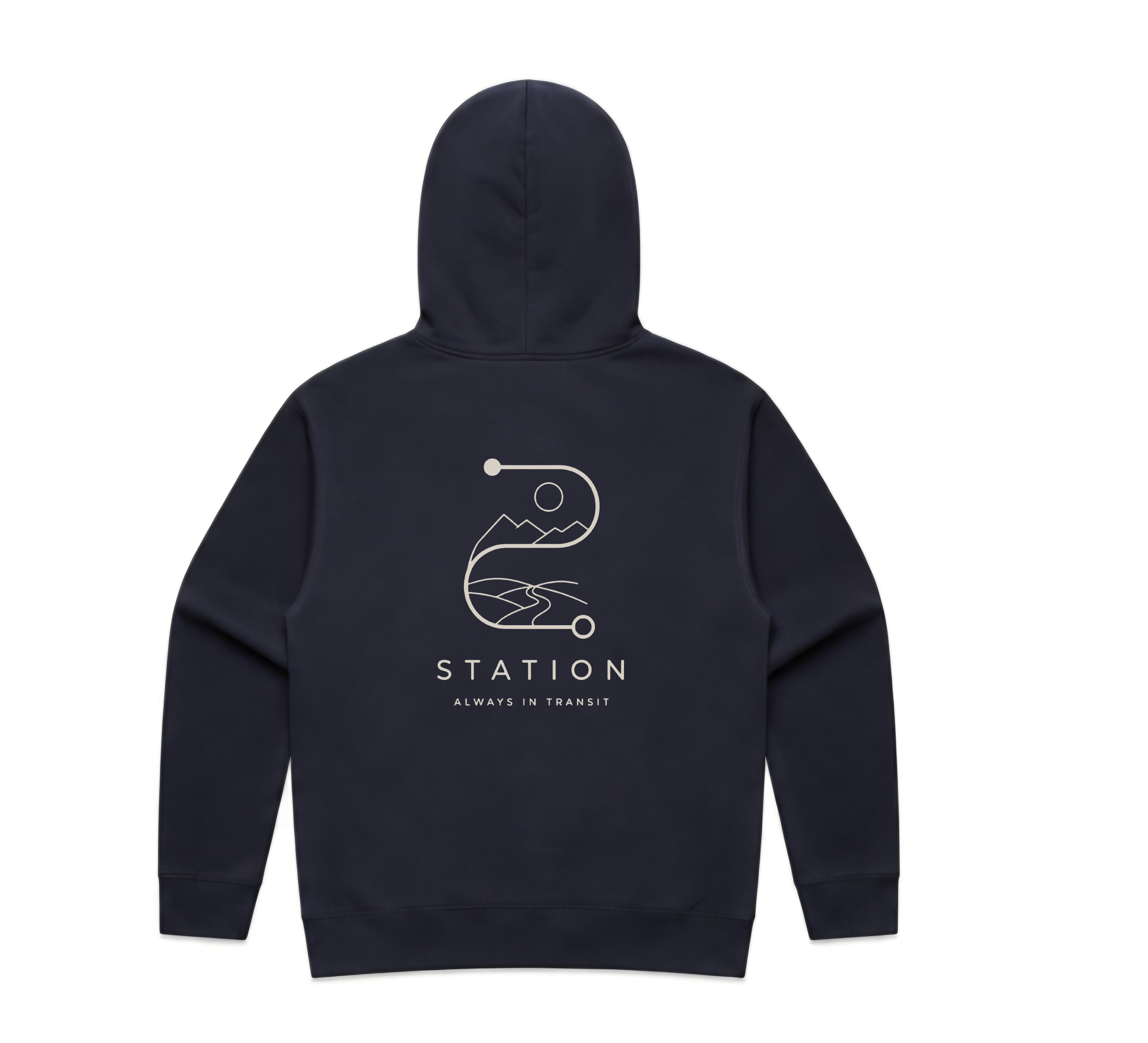 (Pre-order dispatch 20th August) STATION Women's Relax Hood - Deep Navy