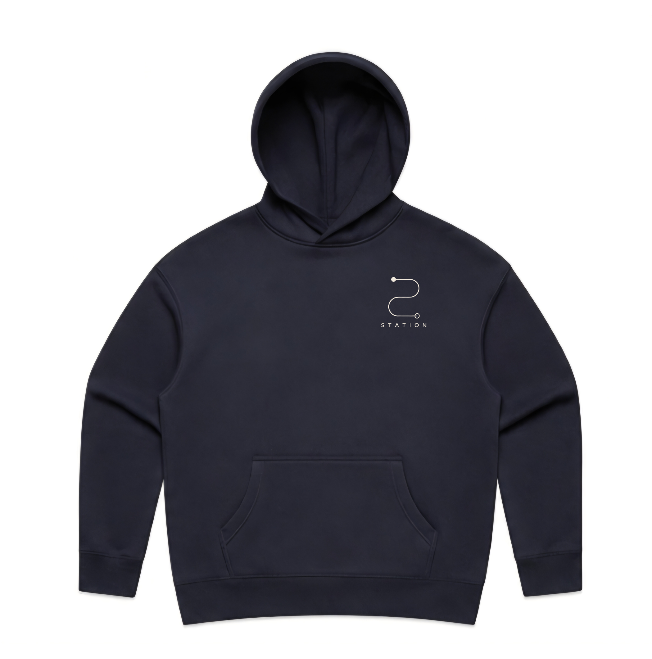 (Pre-order dispatch 20th August) STATION Women's Relax Hood - Deep Navy