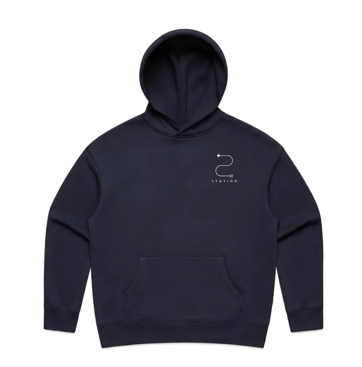 STATION Women's Relax Hood - Deep Navy
